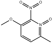 3-Methoxy-6-methyl-2-nitro-pyridine 1-oxide Structure