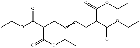 4-Octenetetracarboxylic acid, 1,2,7,7-tetraethyl ester Structure