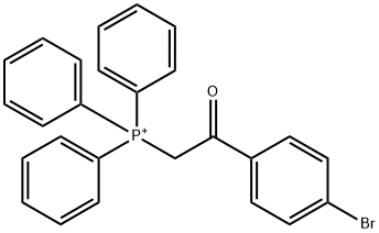 Phosphonium, [2-(4-bromophenyl)-2-oxoethyl]triphenyl- Structure