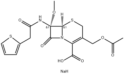 7α-Methoxycephalotin Monosodium Salt 구조식 이미지