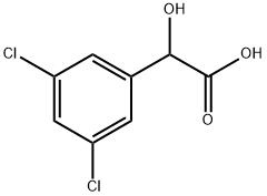 Benzeneacetic acid, 3,5-dichloro-α-hydroxy- 구조식 이미지