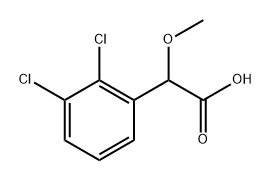 Benzeneacetic acid, 2,3-dichloro-α-methoxy- Structure