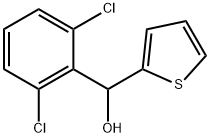 (2,6-dichlorophenyl)(thiophen-2-yl)methanol Structure