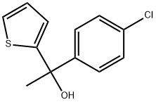 1-(4-chlorophenyl)-1-(thiophen-2-yl)ethanol Structure