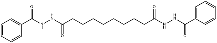 Decanedioic acid, 1,10-bis(2-benzoylhydrazide) 구조식 이미지