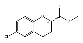 methyl (S)-6-chlorochromane-2-carboxylate Structure