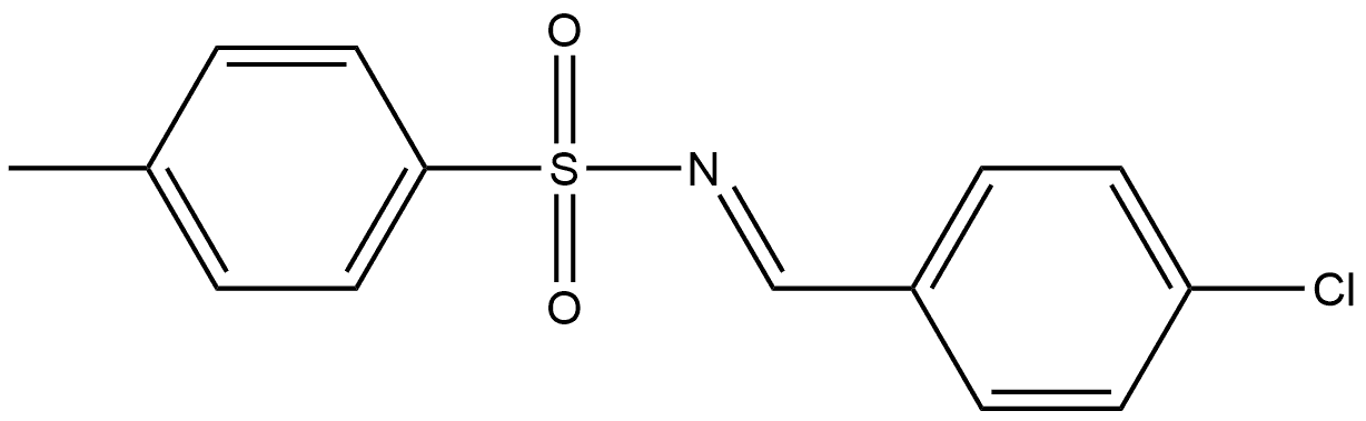 (E)-4-chlorobenzaldehyde N-tosylimine 구조식 이미지