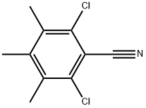 2,6-Dichloro-3,4,5-trimethylbenzonitrile Structure