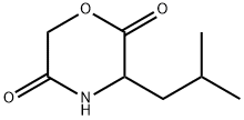 3-Isobutylmorpholine-2,5-dione Structure