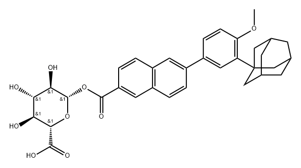 Adapalene Glucuronide Structure