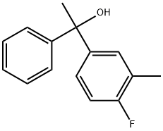 4-Fluoro-α,3-dimethyl-α-phenylbenzenemethanol Structure