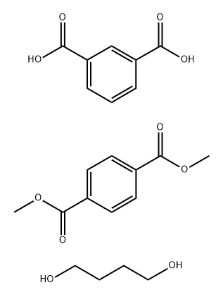 1,3-Benzenedicarboxylic acid, polymer with 1,4-butanediol and dimethyl 1,4-benzenedicarboxylate Structure