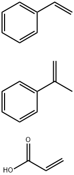 2-Propenoic acid polymer with ethenylbenzene and (1-methylethenyl)benzene, potassium salt Structure