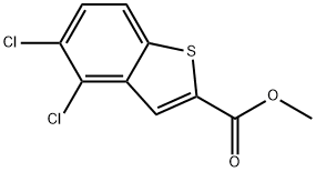 methyl 4,5-dichlorobenzo[b]thiophene-2-carboxylate Structure