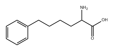 2-Amino-6-phenylhexanoic acid Structure