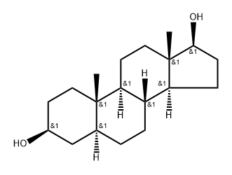 d3-5α-Androstane-3β,17β-diol Structure