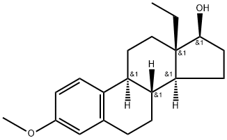 18-метилэстрадиол-3-метиловый эфир структурированное изображение