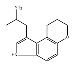 Pyrano[3,2-e]indole-1-ethanamine, 3,7,8,9-tetrahydro-α-methyl- 구조식 이미지