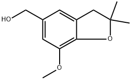 (7-Methoxy-2,2-dimethyl-2,3-dihydrobenzofuran-5-yl)methanol Structure