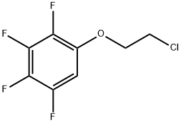 1-(2-Chloroethoxy)-2,3,4,5-tetrafluorobenzene Structure