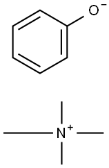 Methanaminium, N,N,N-trimethyl-, salt with phenol (1:1) Structure