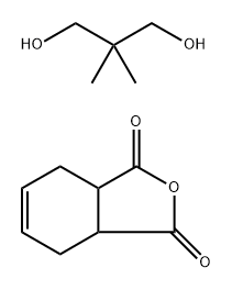 1,2,3,6-Tetrahydrophthalic anhydride, oligomeric reaction products with 2,2-dimethylpropane-1,3-diol Structure