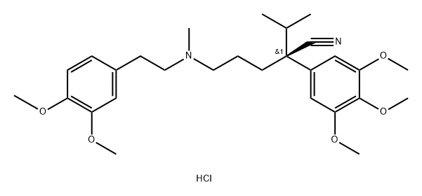 (S)-Gallopamil hydrochloride Structure