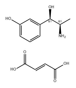 Benzenemethanol, α-[(1R)-1-aminoethyl]-3-hydroxy-, (αR)-, (2E)-2-butenedioate (1:1) (salt) (9CI) 구조식 이미지