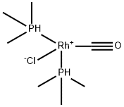 Rhodium, carbonylchlorobis(trimethylphosphine)- Structure