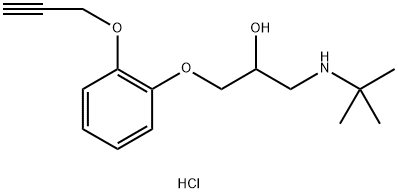 Pargolol (hydrochloride) Structure