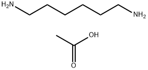 1,6-Hexanediamine,acetate(1:2) Structure