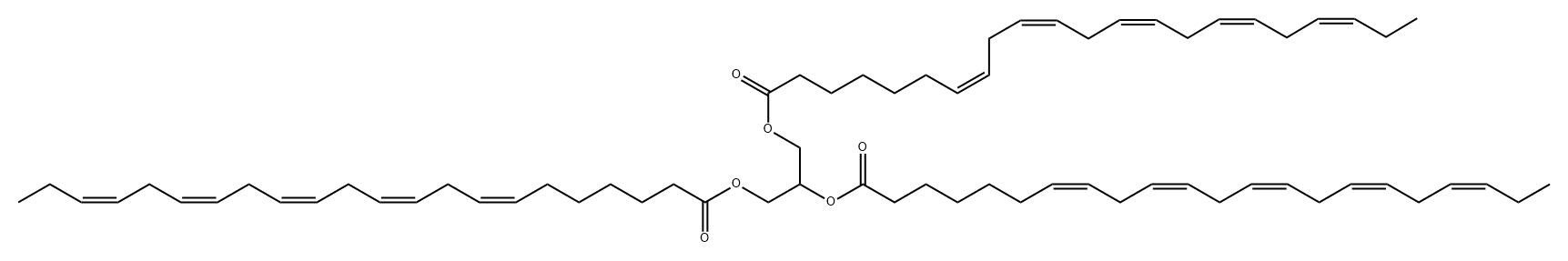 7,10,13,16,19-Docosapentaenoic acid, 1,2,3-propanetriyl ester, (all-Z)- (9CI) Structure