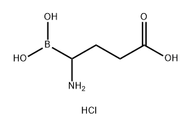 Butanoic acid, 4-amino-4-borono-, hydrochloride (9CI) 구조식 이미지