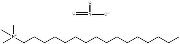 1-Hexadecanaminium, N,N,N-trimethyl-, nitrate (1:1) Structure