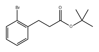 3-(2-Bromophenyl)propanoic acid tert-butyl ester Structure