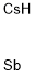 Antimony, compd. with cesium (2:1) Structure