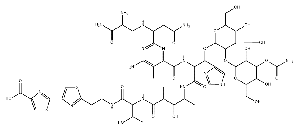 Bleomycinic acid Structure