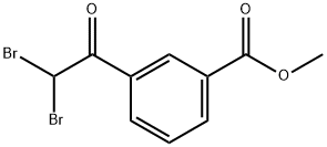 Methyl 3-(2,2-dibromoacetyl)benzoate Structure