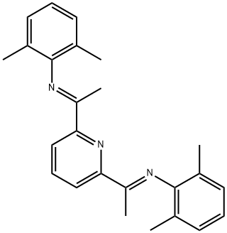 Benzenamine, N,N'-(2,6-pyridinediyldiethylidyne)bis[2,6-dimethyl-, [N(E),N'(E)]- (9CI) Structure