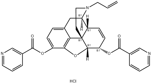 N-Allylnormorphine dinicotinate hydrochloride Structure