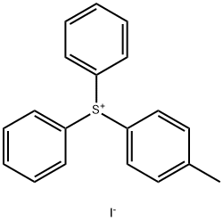 Sulfonium, (4-methylphenyl)diphenyl-, iodide (1:1) 구조식 이미지