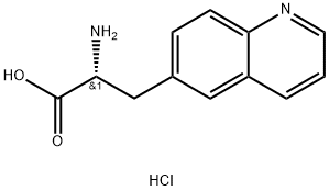 6-Quinolinepropanoic acid, α-amino-, dihydrochloride, (R)- (9CI) Structure