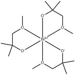 Tris(1-methoxy-2-methyl-2-propoxy)bismuth Structure