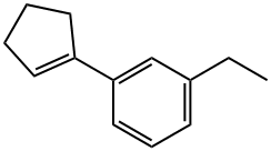 1-(1-Cyclopenten-1-yl)-3-ethylbenzene Structure