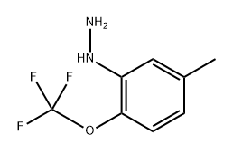 3-Hydrazinyl-4-(trifluoromethoxy)toluene Structure