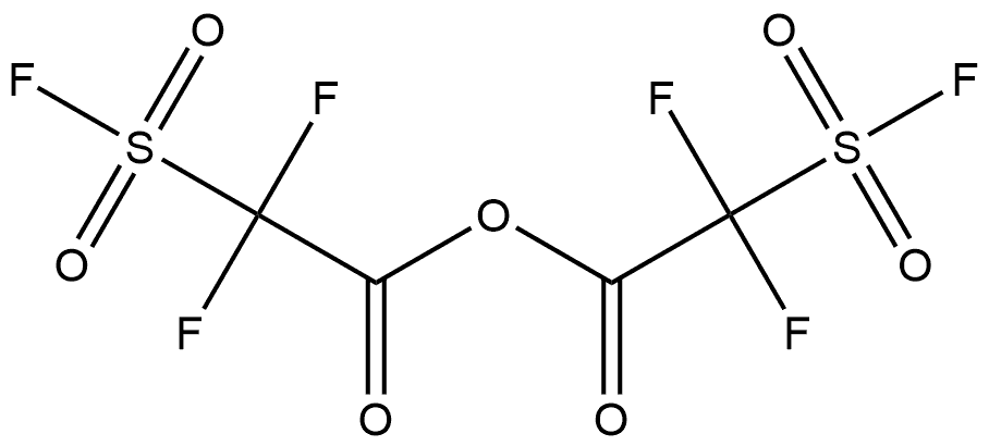 Acetic acid, 2,2-difluoro-2-(fluorosulfonyl)-, anhydride with 2,2-difluoro-2-(fluorosulfonyl)acetic acid 구조식 이미지