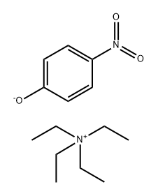 Ethanaminium, N,N,N-triethyl-, salt with 4-nitrophenol (1:1) Structure