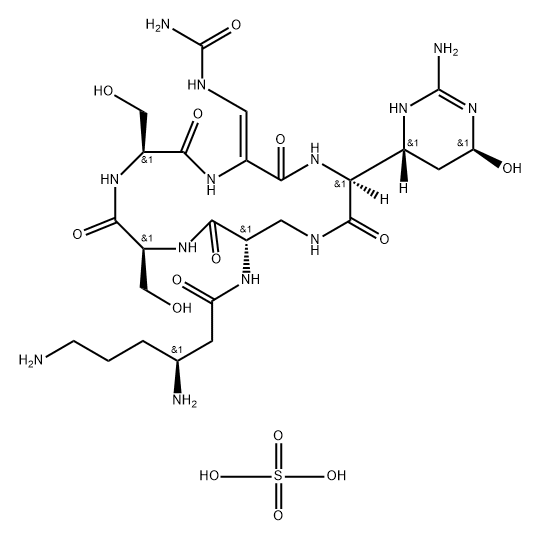 VIOMYCIN SULFATE Structure