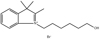 3H-Indolium, 1-(6-hydroxyhexyl)-2,3,3-trimethyl-, bromide (1:1) Structure