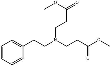 Dimethyl β,β'-(2-phenylethylamino)dipropionate Structure